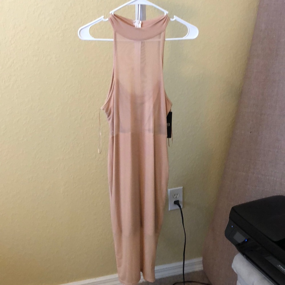 Midi sheer dress